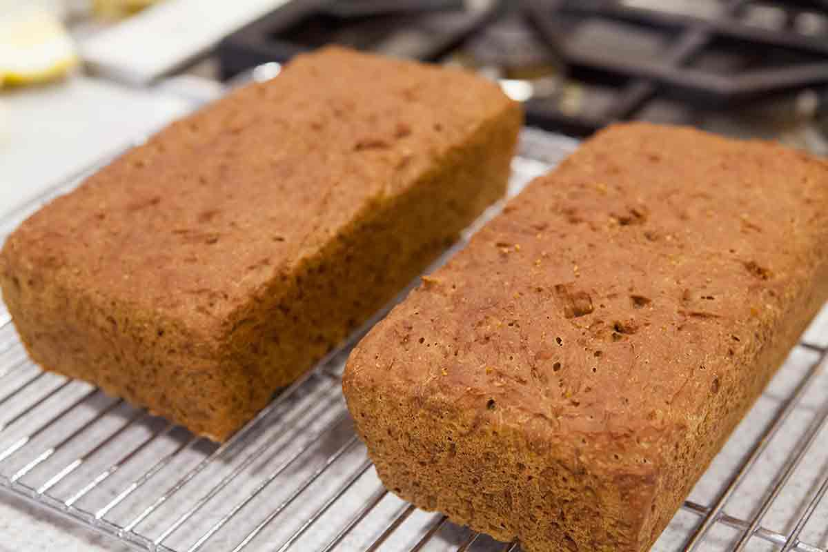 Finished anadama bread recipe
