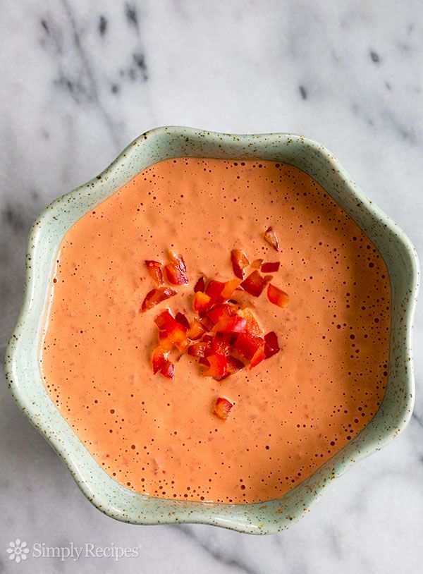 Roasted Red Bell Pepper Dip