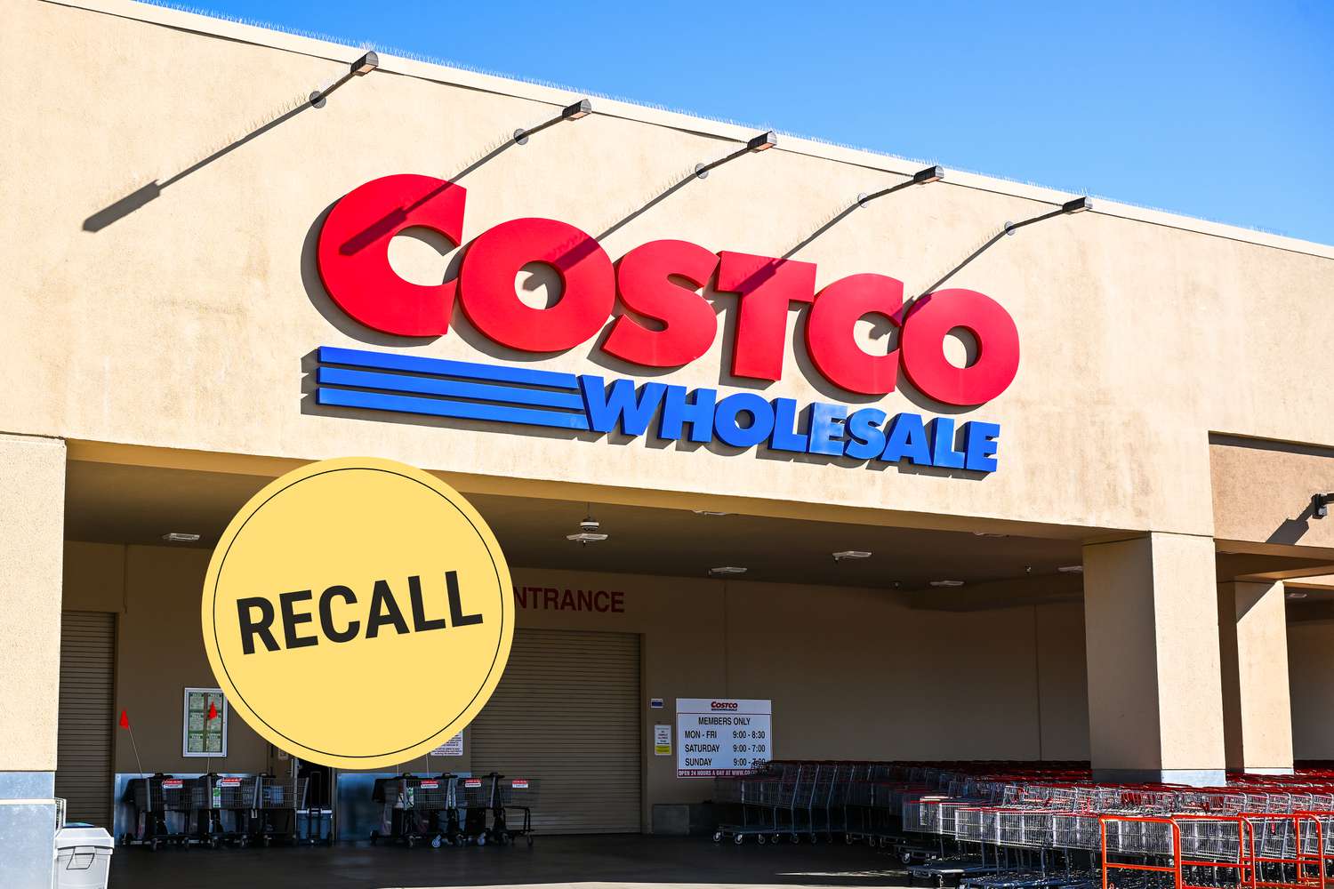 Costco storefront recall