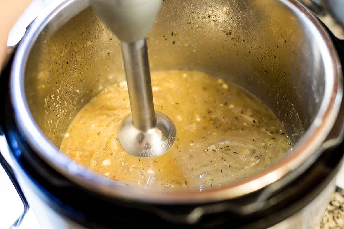 Pressure Cooker Turkey with Dijon Gravy