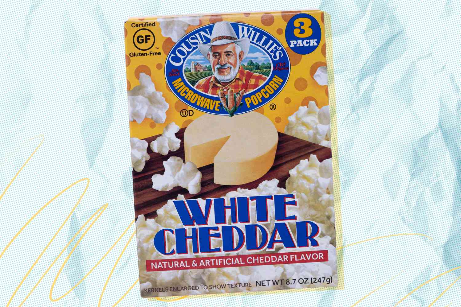 Cousin Willie's White Cheddar Popcorn