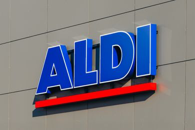 Aldi store sign