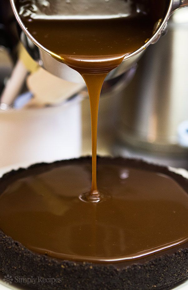 Chocolate Torte with caramel sauce