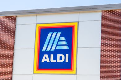 ALDI sign on a storefront