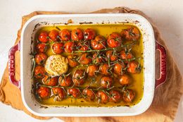 Tomato Confit in a Baking Dish 