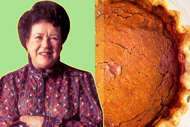 Julia Child and pumpkin pie