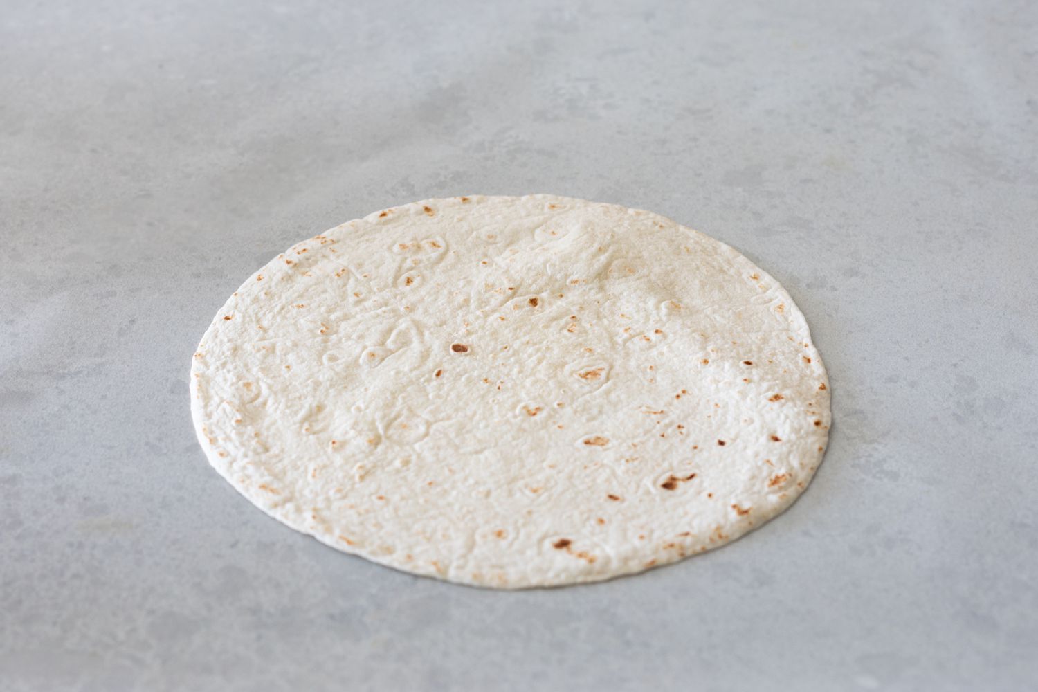 Tortilla on the Counter for How to Fold a Burrito