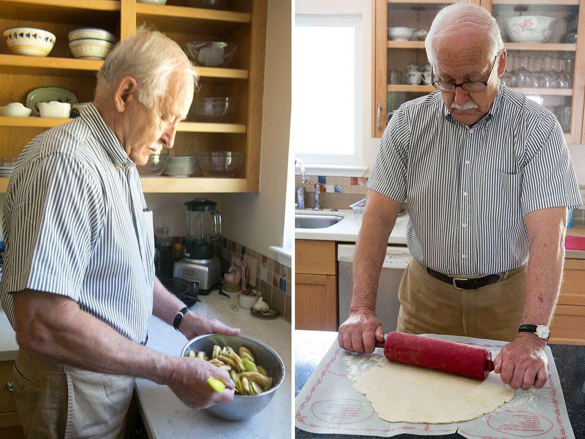 Tom Bauer Making Apple Crostata