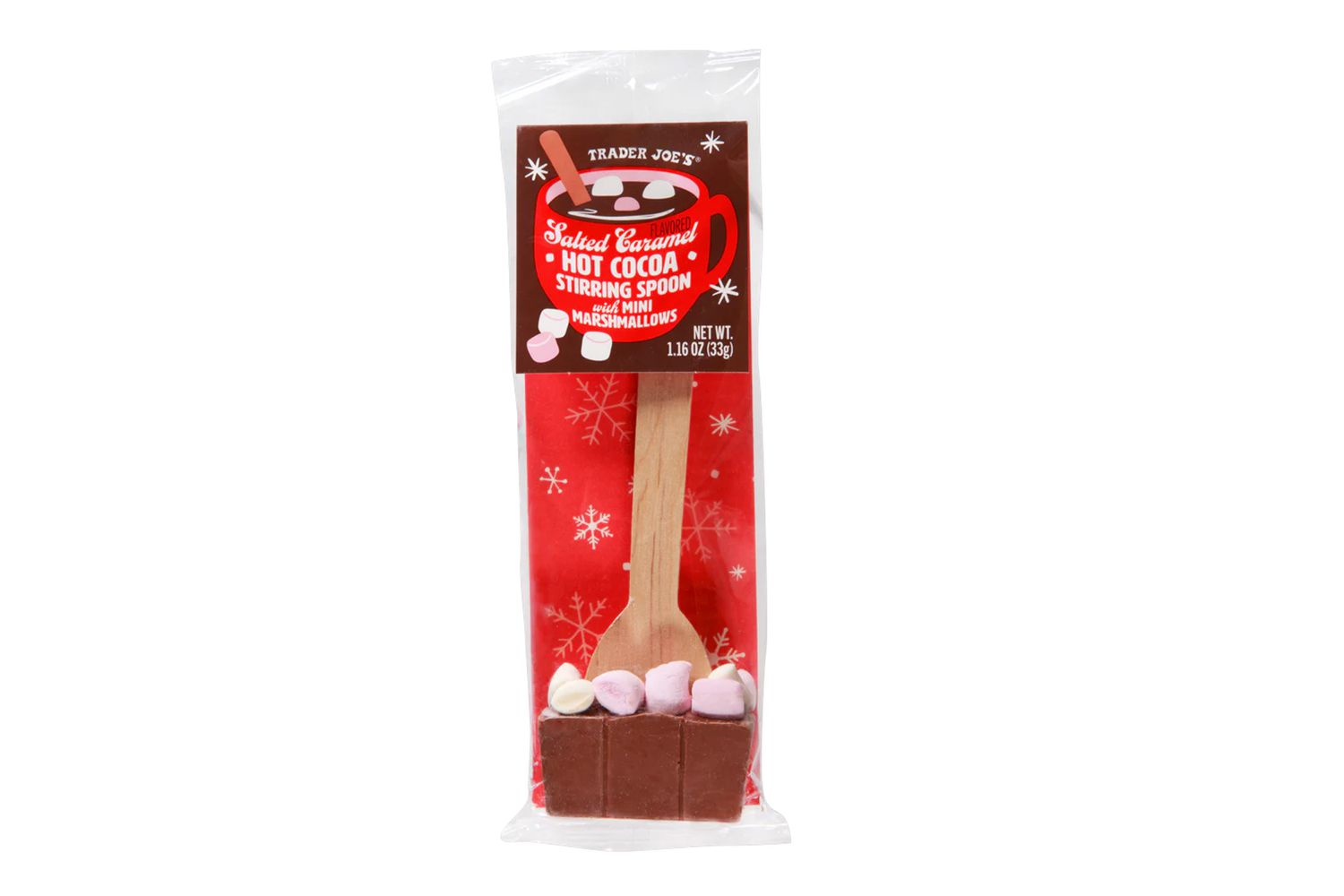 Trader Joe's Salted Caramel Hot Cocoa Stirring Spoon with Mini Marshmallows