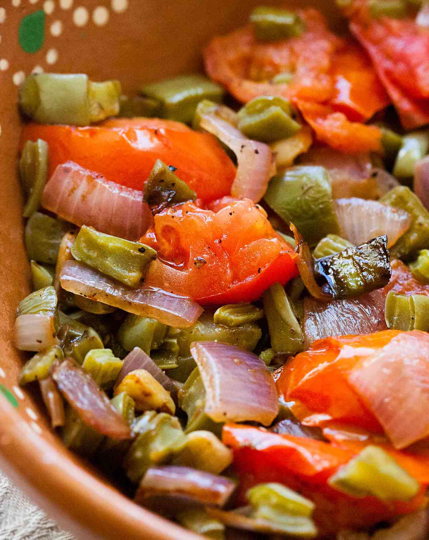 Nopalitos with Tomatoes and Onions