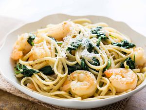 Shrimp Lemon Linguine