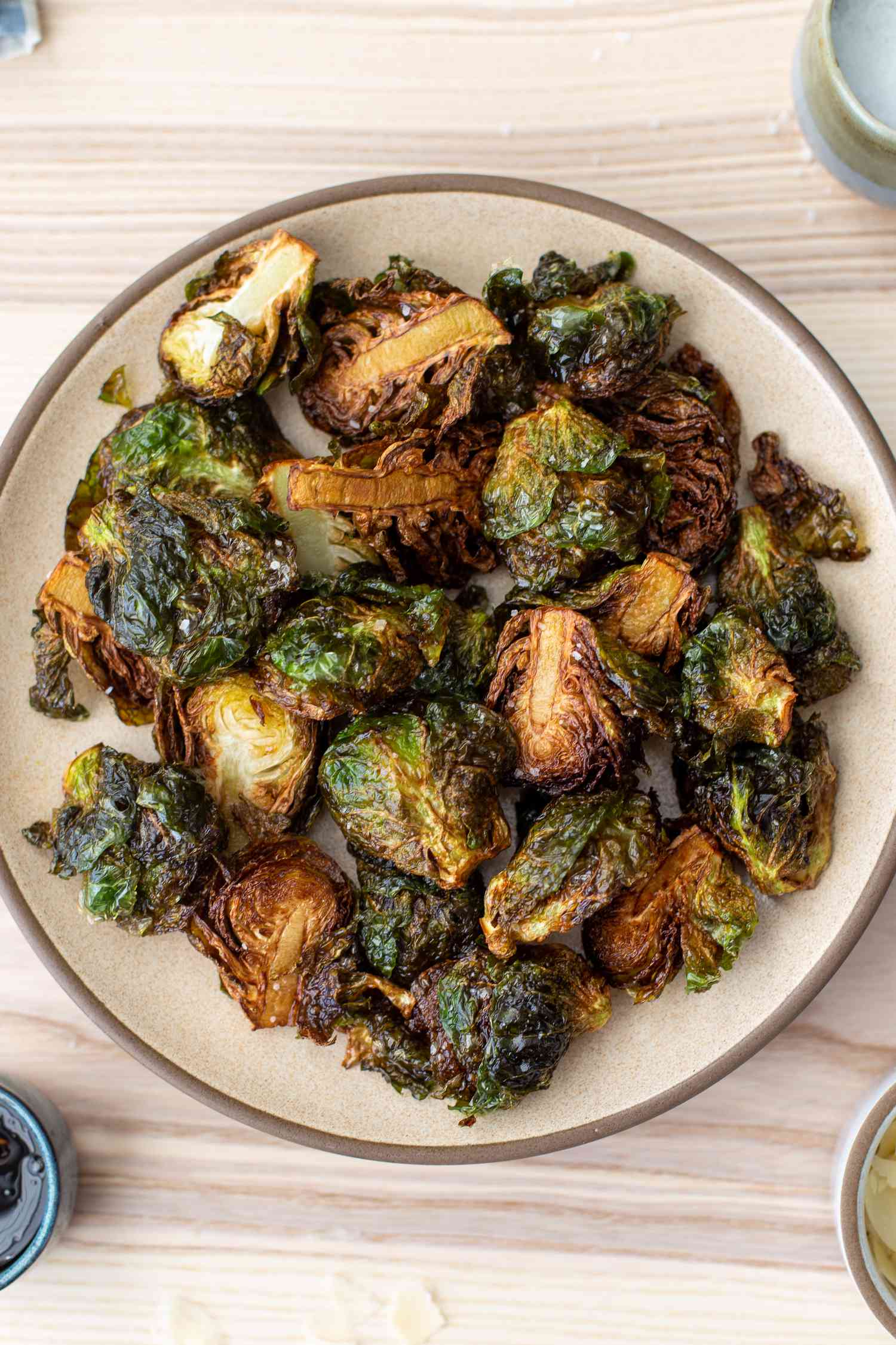 Bowl of Deep Fried Brussel Sprouts