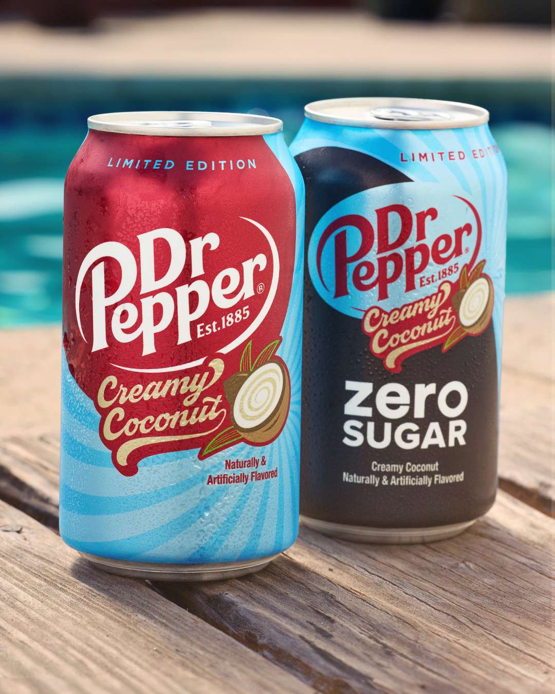 Dr Pepper Creamy Coconut cans