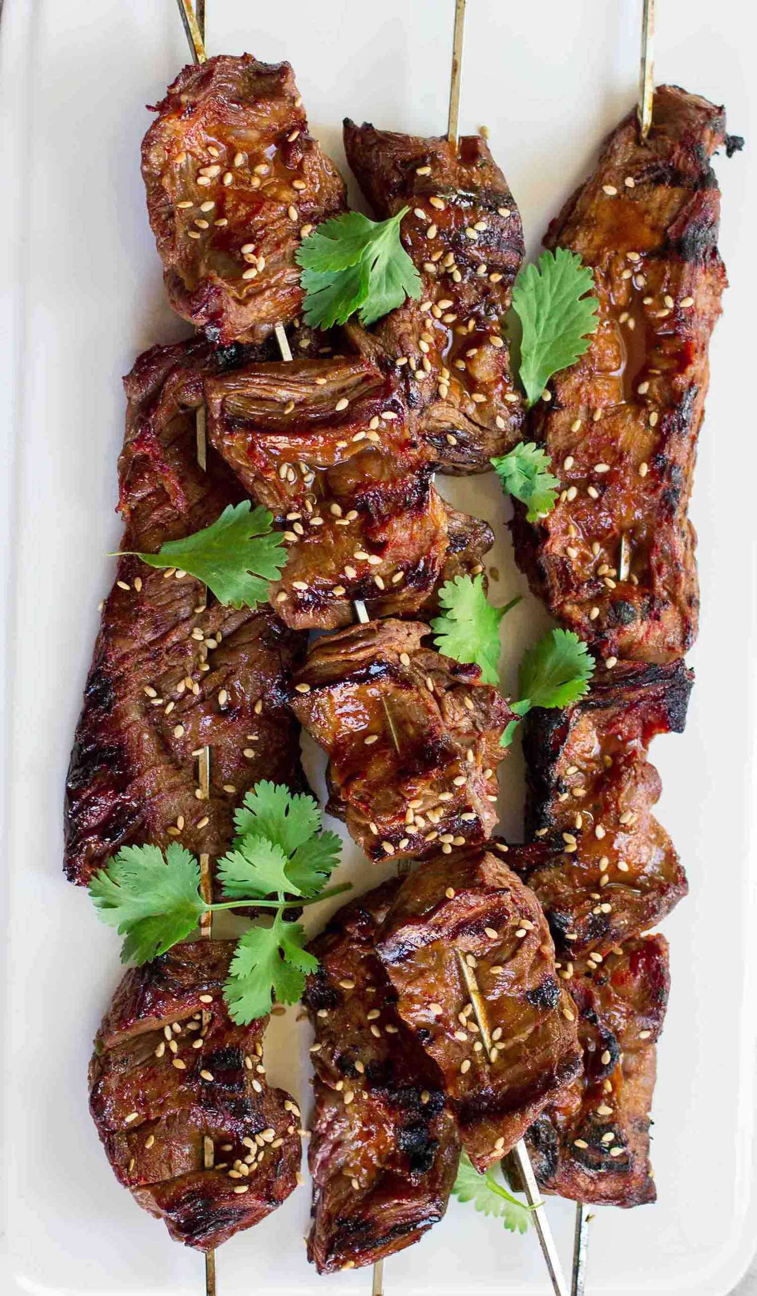 Korean Beef Skewers