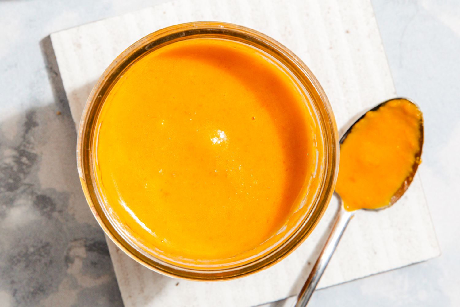 jar of carrot ginger dressing