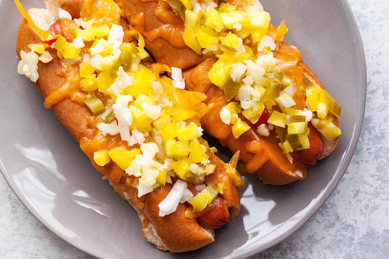 Hot Dog Recipe with Cheese serve the dogs