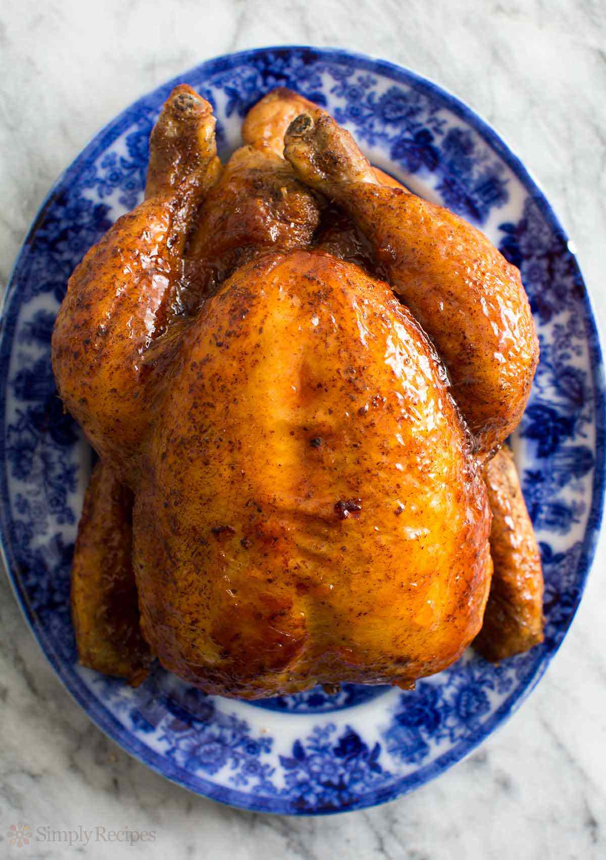 Roasted Chicken with Apricot Glaze