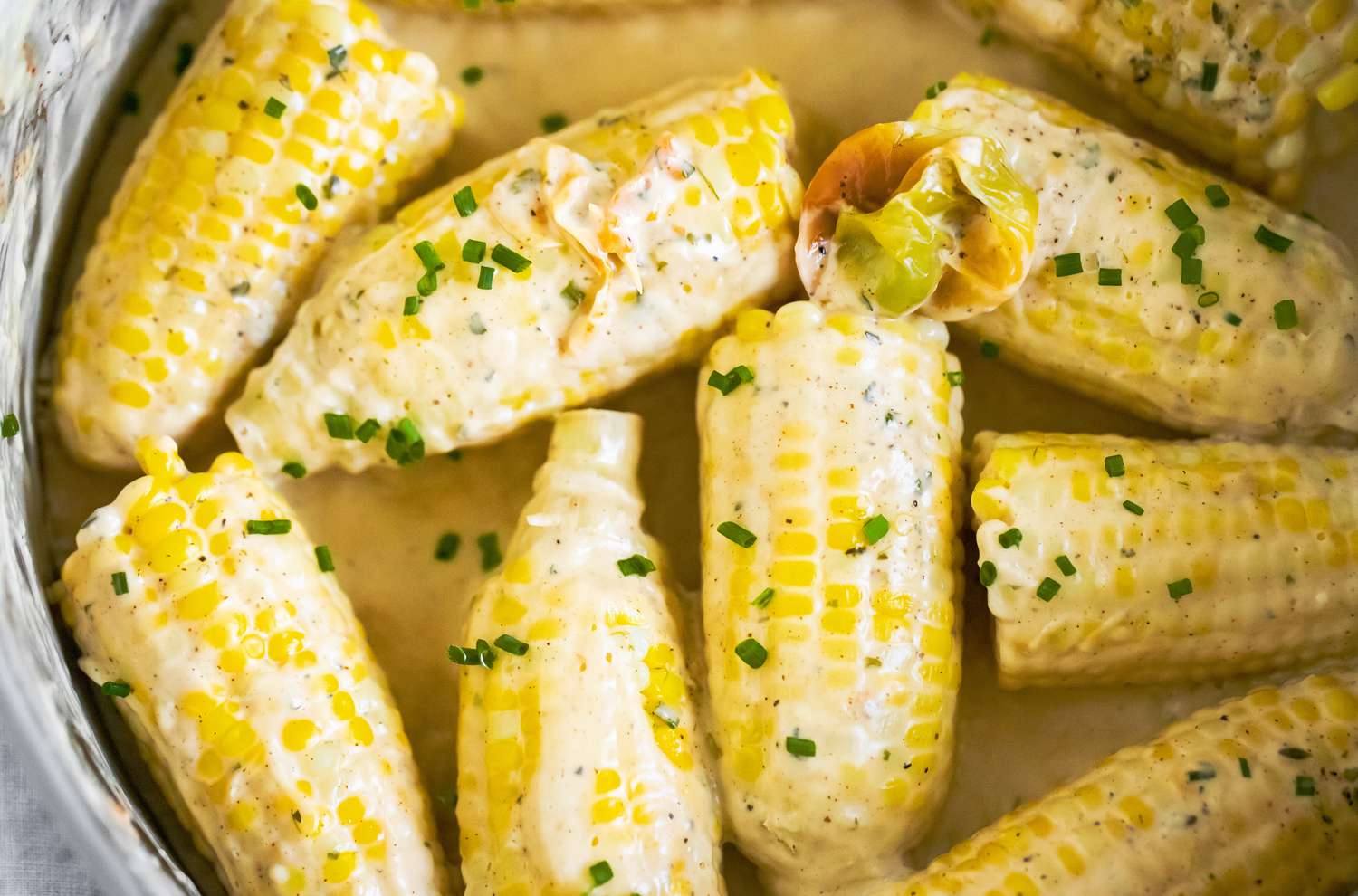 Trinidadian Boiled Corn in a Pot