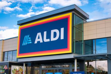 Aldi storefront 