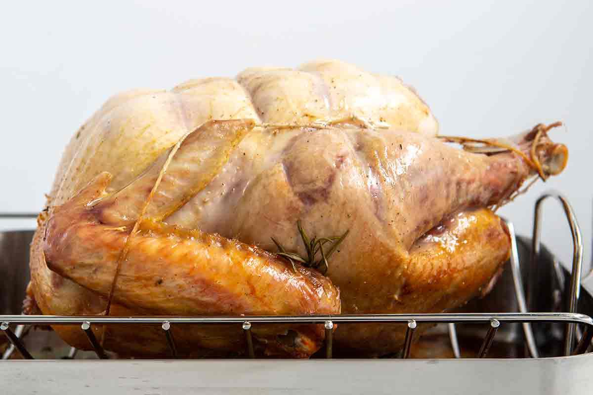 breast side up turkey before browning the breast