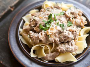 Ground Beef Stroganoff