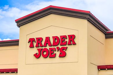 Outside view of a Trader Joe's storefront
