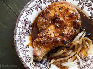 Vermont Maple Syrup Pork Chops