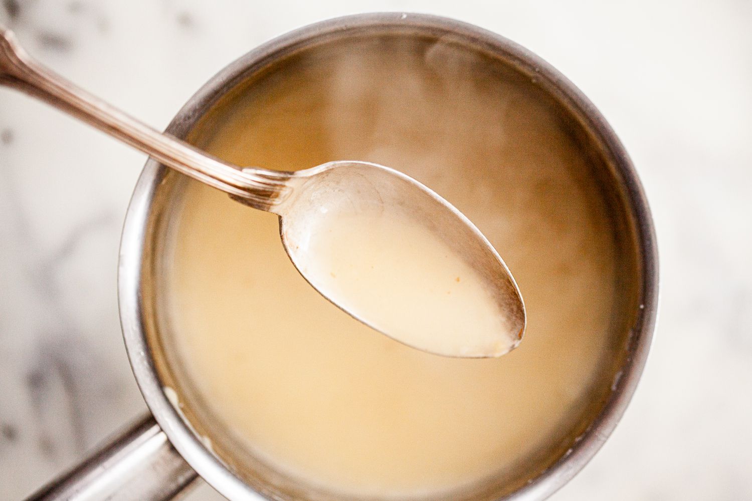 Correct consistency for classic velouté sauce
