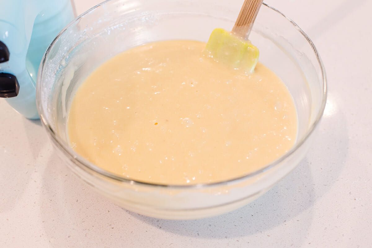 Best Vanilla Cake Recipe - cake batter