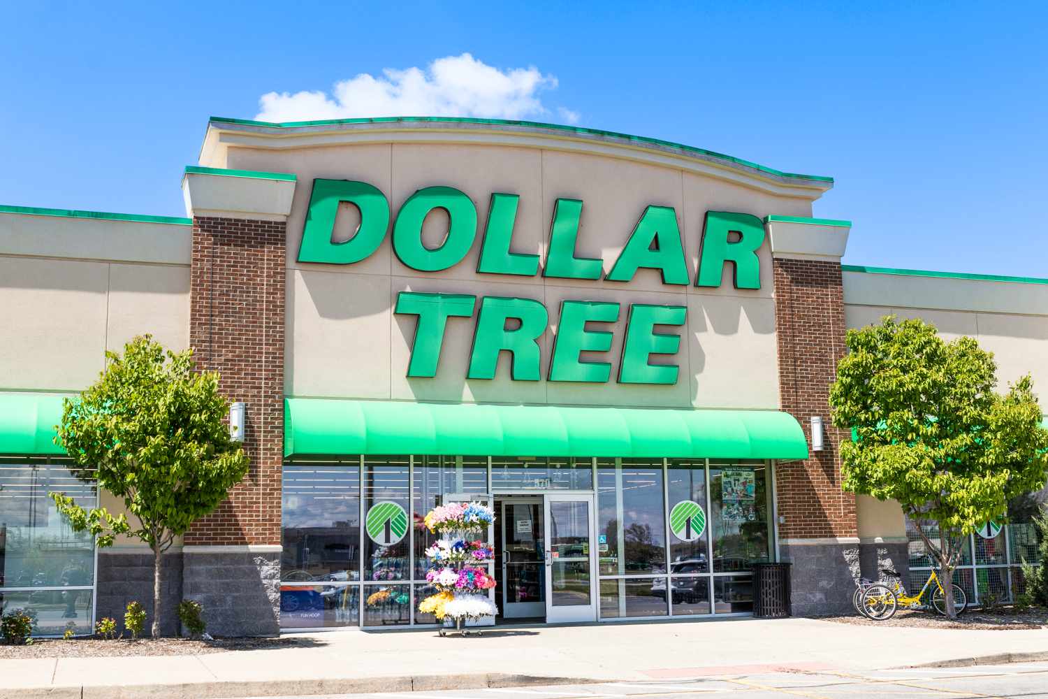 Outside view of a Dollar Tree store