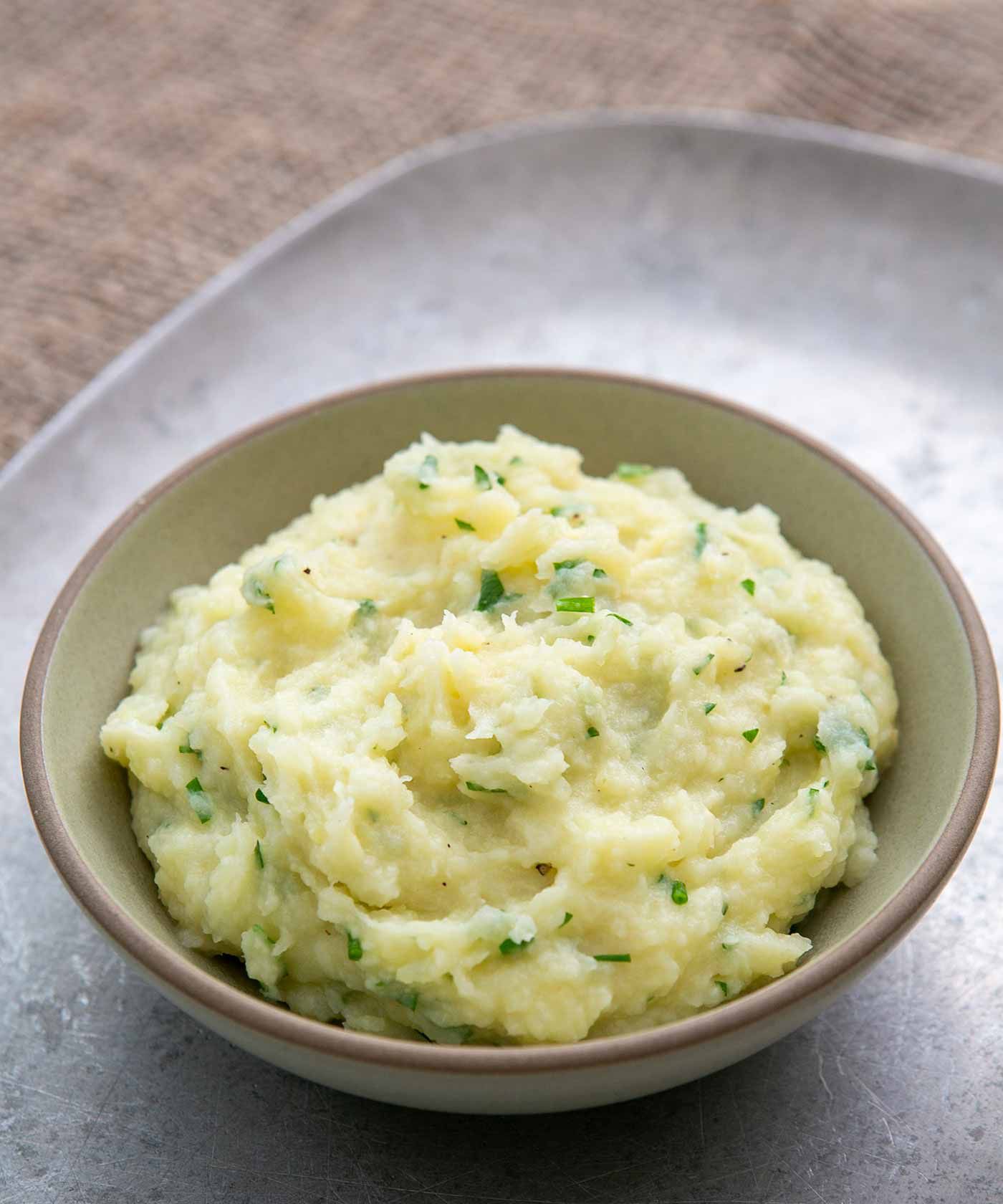 Mashed Parsnips and Potatoes