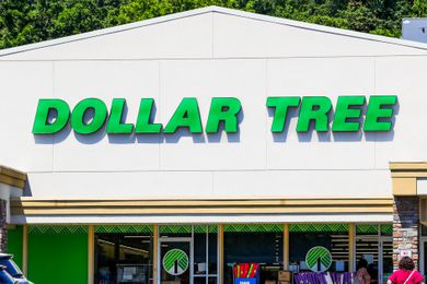 Outside view of a Dollar Tree store