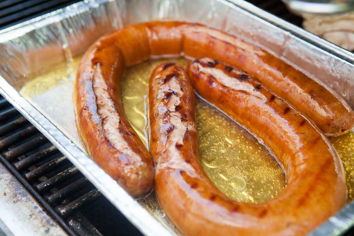 How to cook polish sausages on grill with sauerkraut