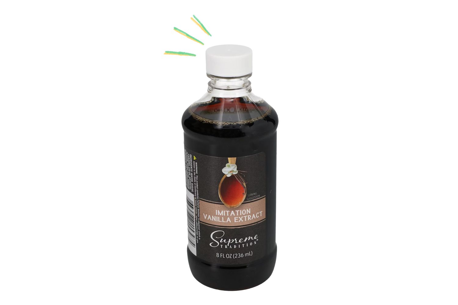 8 ounce bottle of Imitation Vanilla Extract