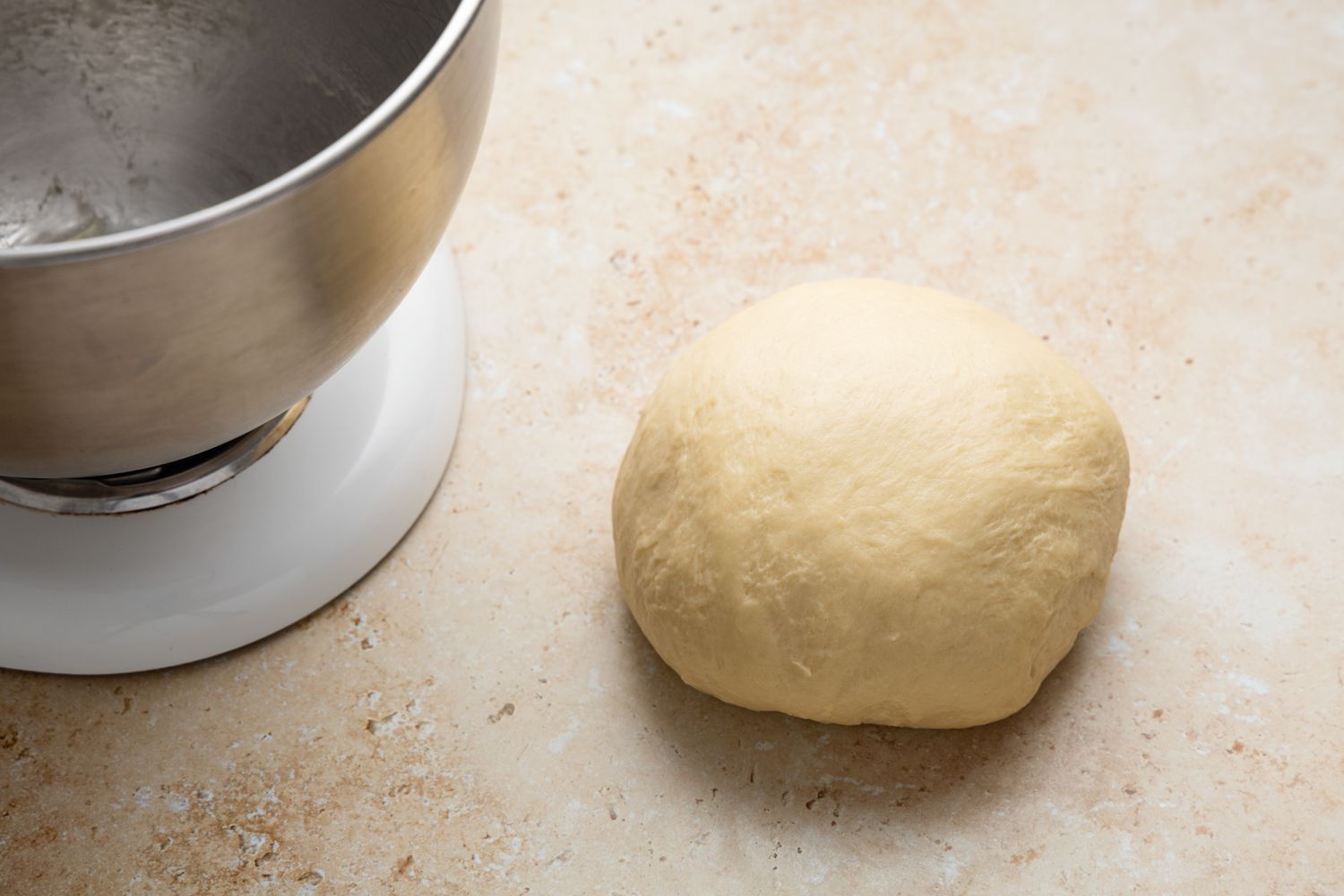 Milk Bread Roll Dough on the Counter