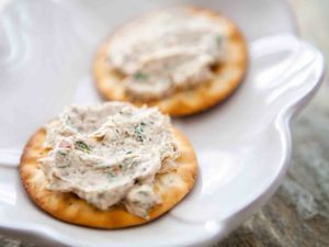 Sardine Rillettes on a plate