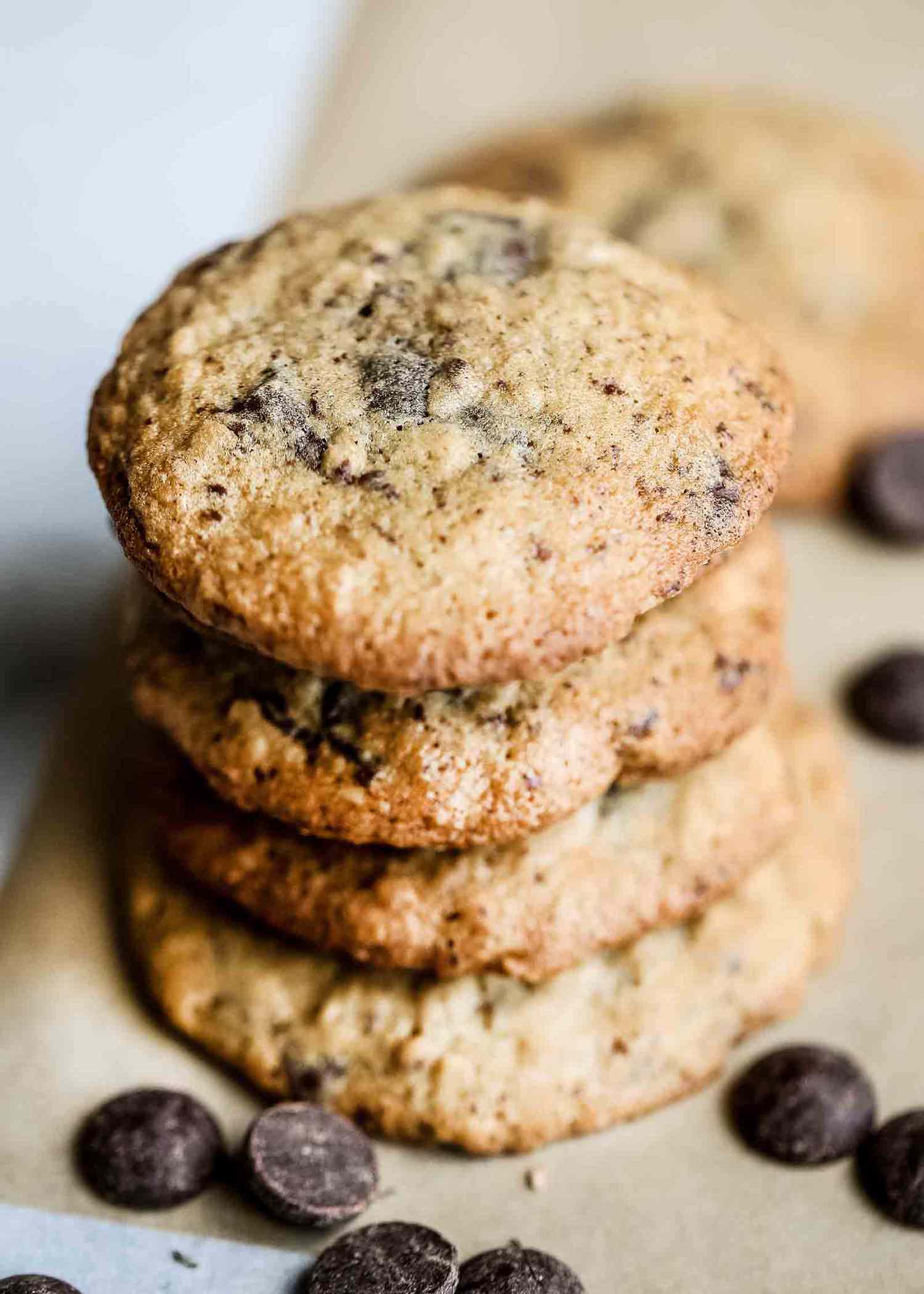 Gluten Free Chocolate Chip Cookies with Oats