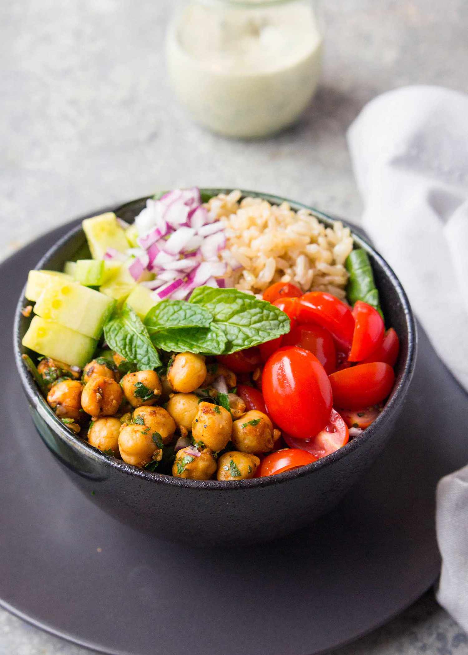 Mediterranean Chickpea Buddha Bowls
