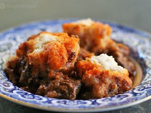 Beef Goulash with Dumplings