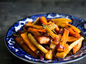 Cider Roasted Root Vegetables