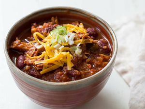 Turkey Chili ready to serve