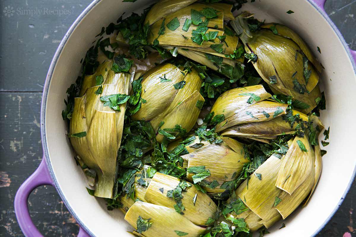 Braised Artichokes