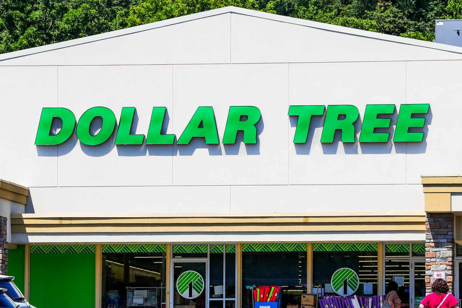 Outside view of a Dollar Tree store