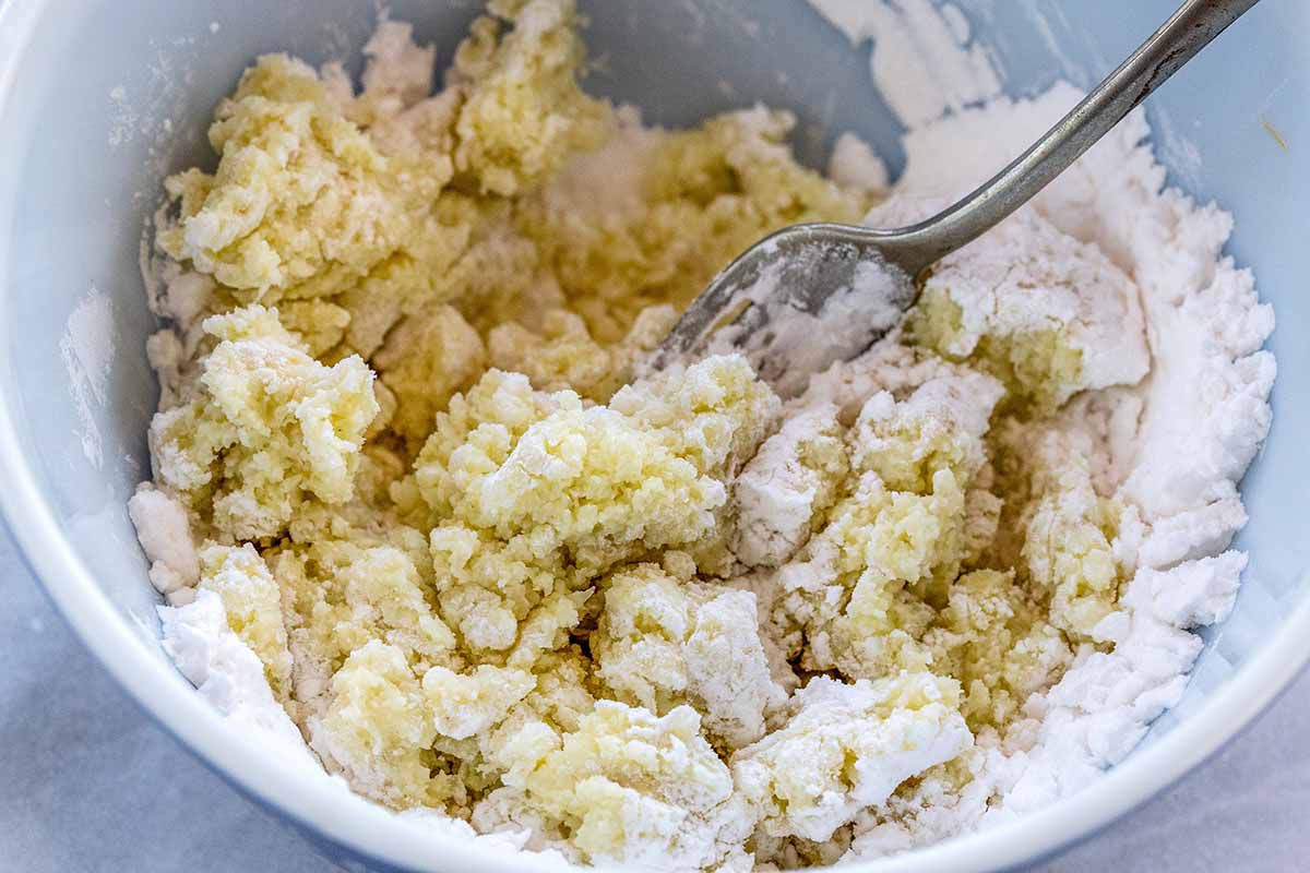 How to Cook Cauliflower Gnocchi make the dough
