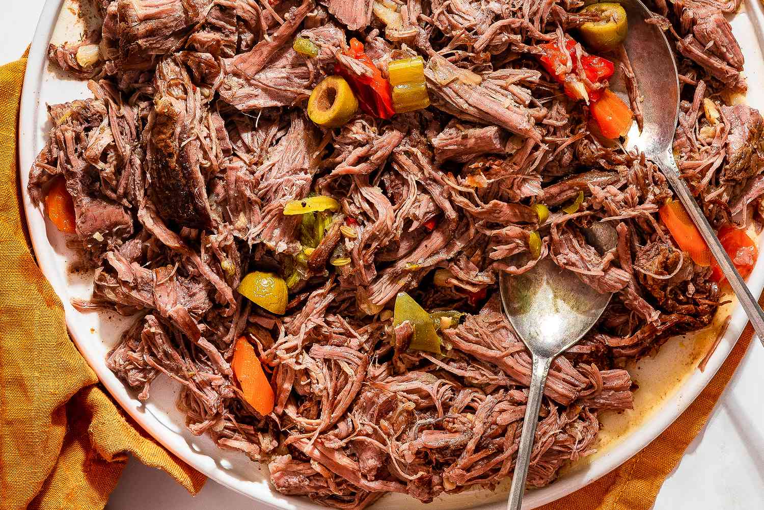 large plate of Italian Style Beef