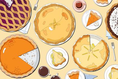 Illustration of pies