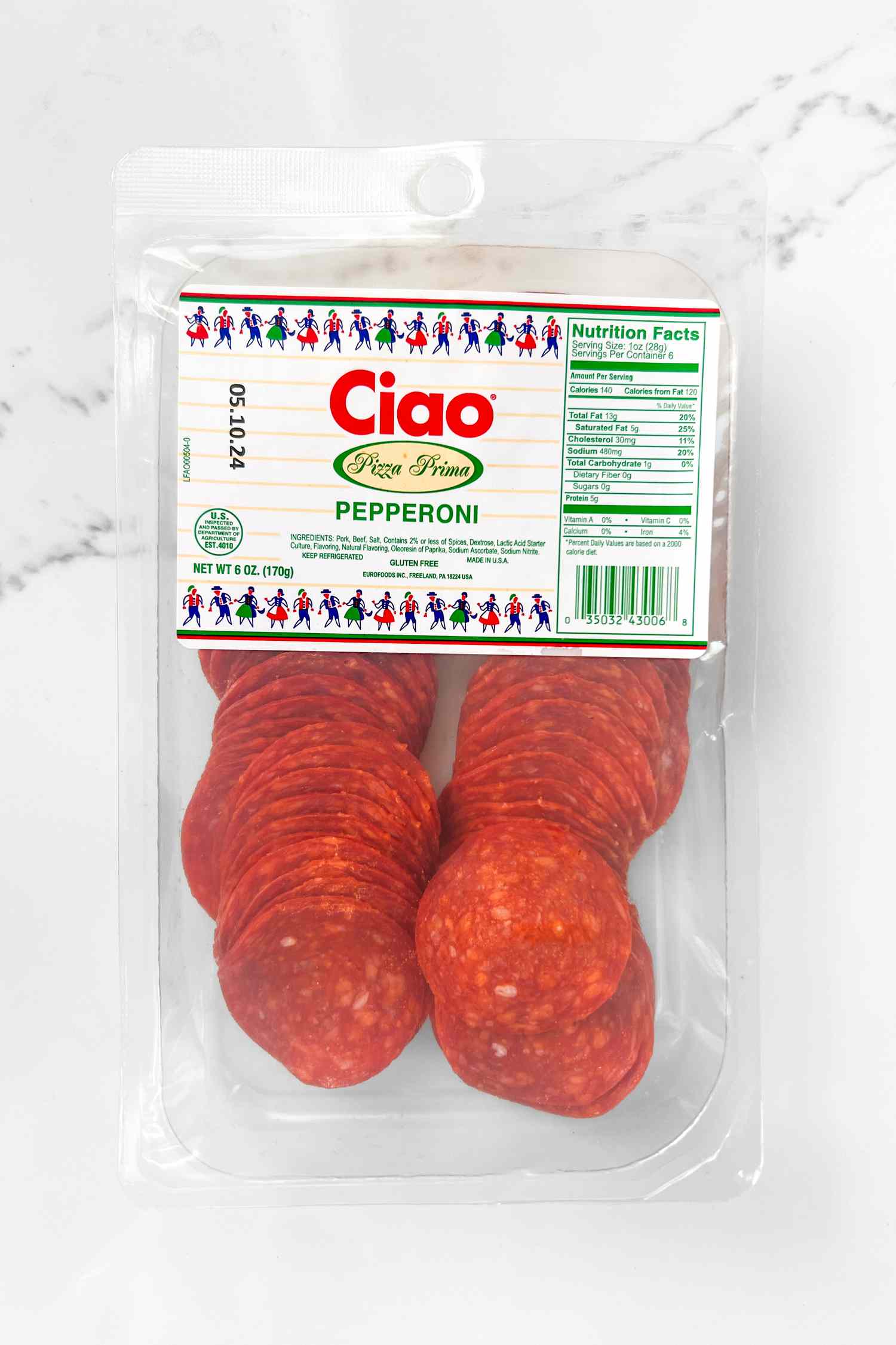 Ciao Pizza Prima Pepperoni Pizza