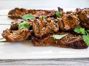 Korean Beef Skewers