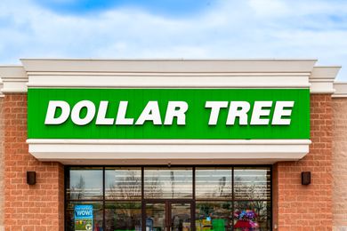Front exterior of a Dollar Tree store