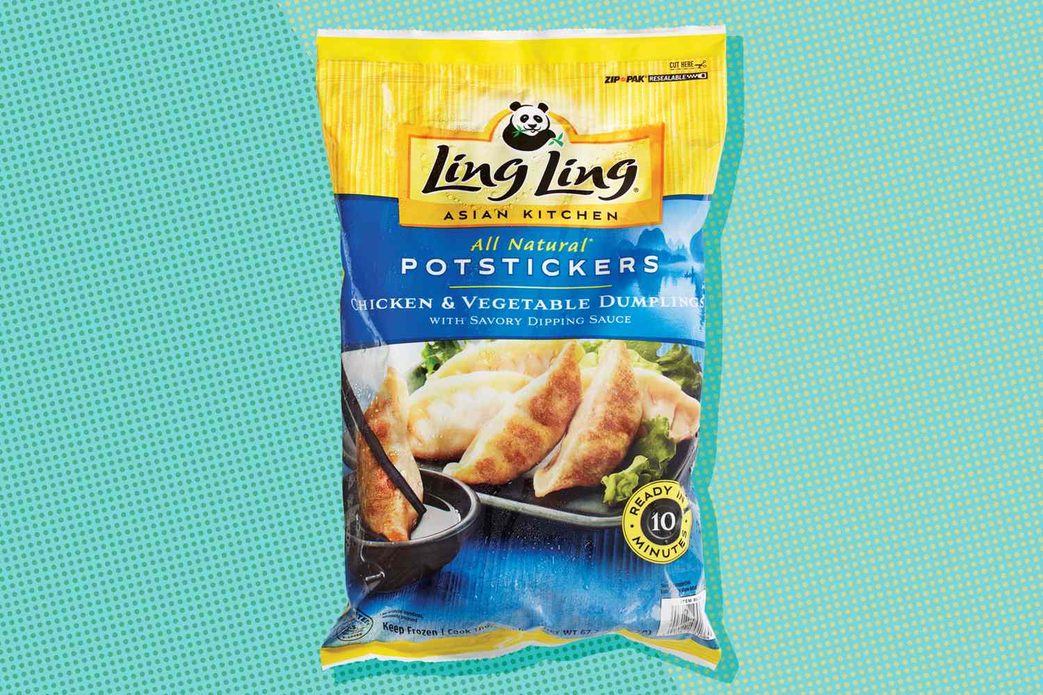 Ling Ling Chicken Vegetable Potstickers package